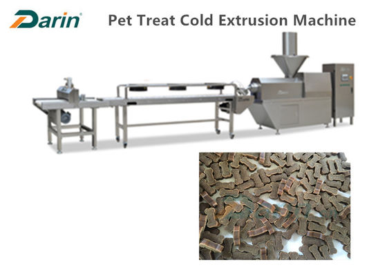 육포 애완 동물 사료 생산 라인 300-500kg/hr 개 사료 제조 장비