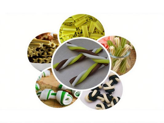 반 습한 개 음식 extruder 가공 라인 / 고양이 음식 기계