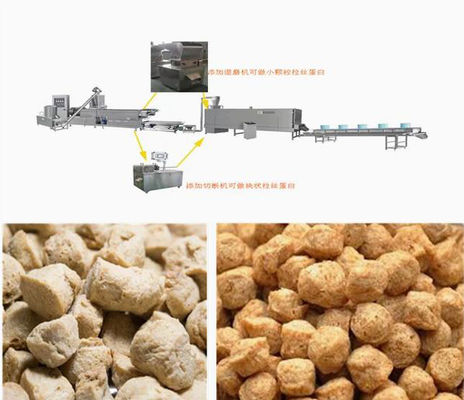 자동적인 격리된 것은 단백질 음식을 위한 식물성 간장 압출기 기계를 무늬를 짜넣었습니다