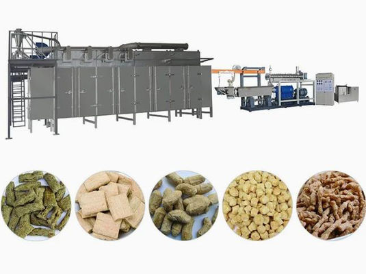 TVP TSP 채소 소아 덩어리 extruder 기계 110kw CE 인증서