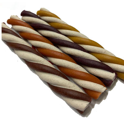 자연적 육포 간식거리 치음은 씹을 수 있는 개를 붙이고, 성형기를 처리합니다