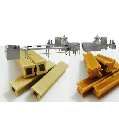 자연적 육포 간식거리 치음은 씹을 수 있는 개를 붙이고, 성형기를 처리합니다