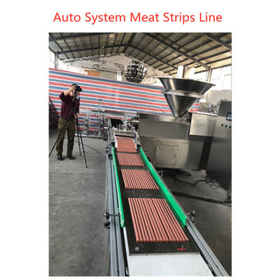Automatic Pet chewing Auto Meat Strips Dog Treats Processing Line