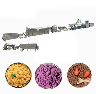 Kelloggs 콘플레이크 공정 라인/밥은 얇은 조각이 되어 1 년 보장을 가진 기계를 만드