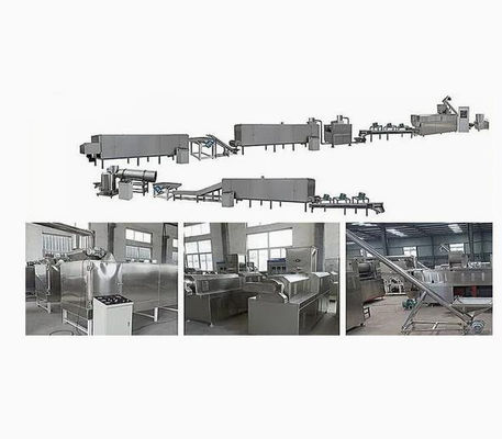 300 - 350kg/h 콘플레이크 공정 라인, 분첩 식사 압출기 기계
