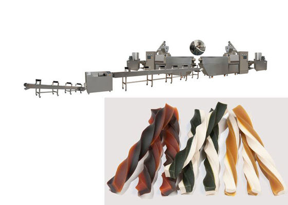 쇠고기 기계에게 치과 치료 제품을 하는 자연적인 지팡이 개밥 단일 나사 압출기 선