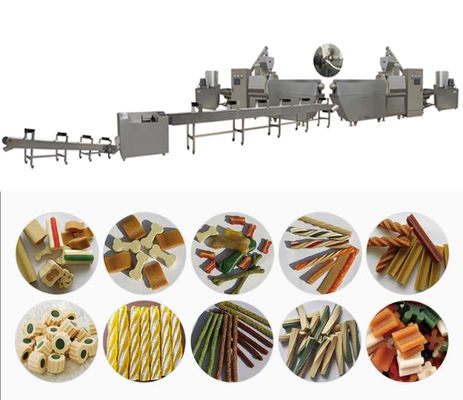 Ss 치과 치료 개밥 압출기 추잉 검 간식 생산 라인