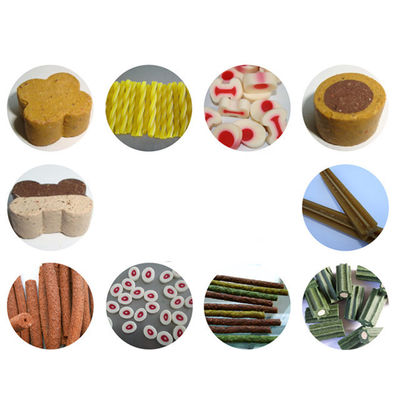 장시간 성능 개 사료 압출기 100-150kg/h 용량 12개월 보증