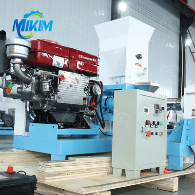 디젤 엔진 22HP 디젤 떠있는 생선 먹이 펠릿 제조 기계 오스트레일리아에서 100kg / 시간 가격