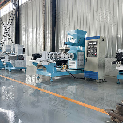 70-110mm 스크류 직경 및 다양한 모양의 몰드를 갖춘 연속 자동 어류 사료 압출기