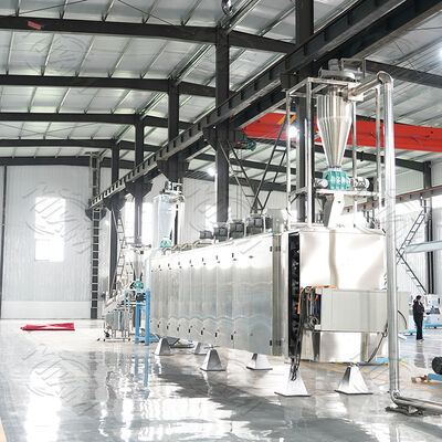 Floating Fish Feed Extrusion Machinery Twin Screw Fish Food Pellet Make Extruder