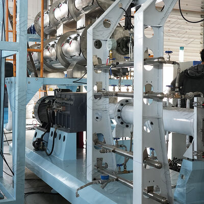 3-5t / h 자동 떠있는 침몰 물고기 먹이 생산 라인 쌍 나사 개 음식 extruder 떠있는 생선 먹이 펠릿 extruder 기계