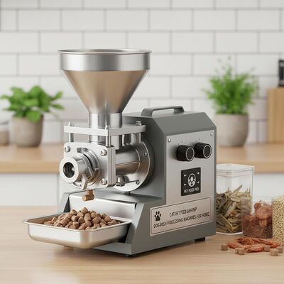 고양이 애완동물 사료용 부상하는 생선 새우 펠렛 압출기 기계 강아지 사료 가공 기계 가정용