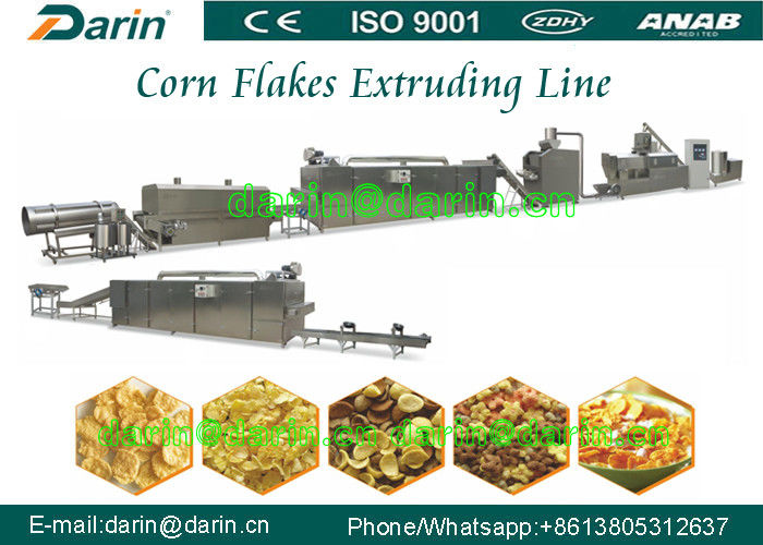 곡물 식사를 위한 기계를 만드는 고용량 부피 콘플레이크 자동적인 음식