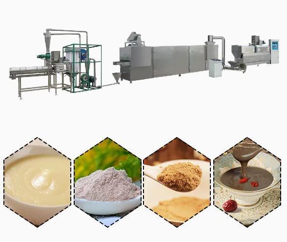 스테인리스 스틸 영양 가루 식품 extruder 기계 판매 두 개의 나사 extruder