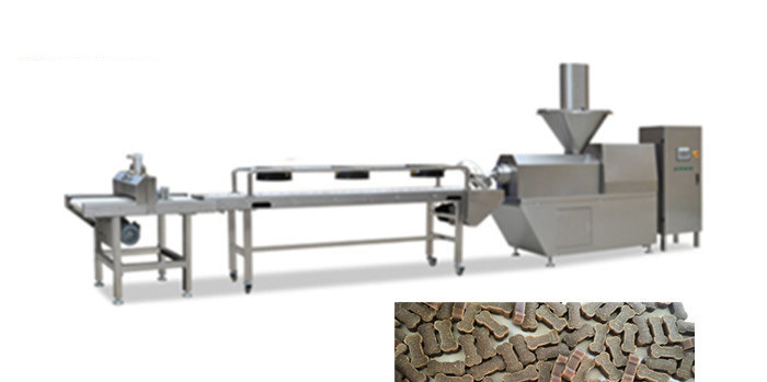 육포 애완 동물 사료 생산 라인 300-500kg/hr 개 사료 제조 장비