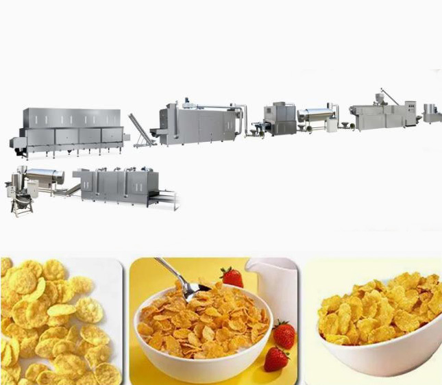 자동적인 식사 옥수수 칩 생산 라인/곡물 콘플레이크 가공 기계