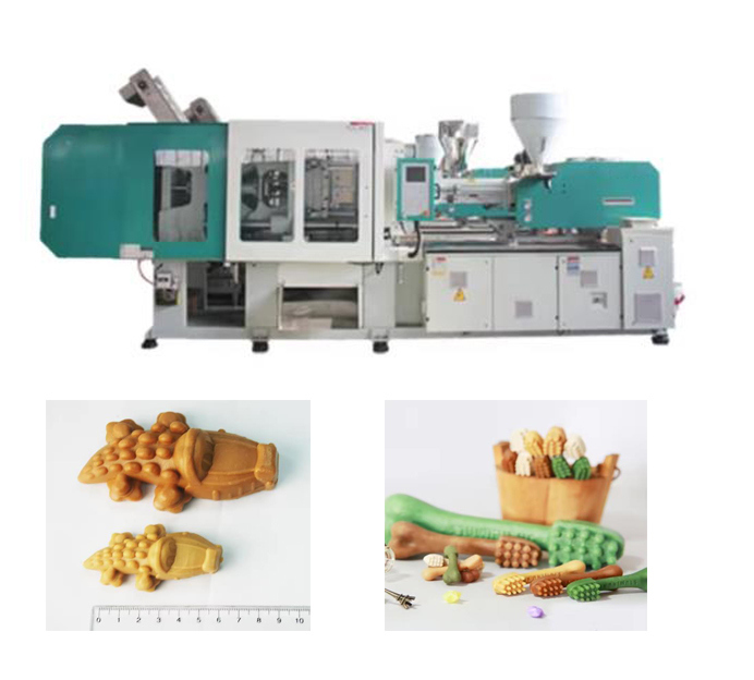 자동형 치과 관리 개 비스키트 기계 단일 나사