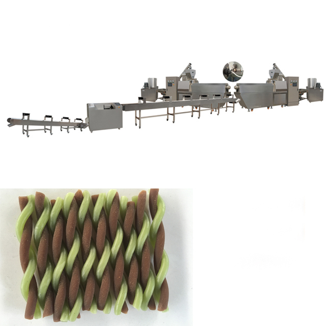 개 추잉 검 치료를 위한 자동적인 단일 나사 압출기 터치스크린