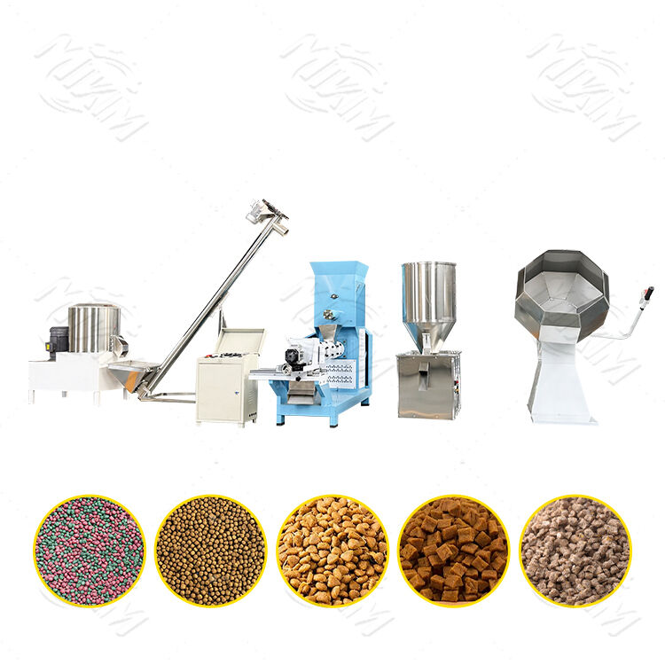 Pet Food & Fish Feed Extruder Machine Baking Processing with Core PLC Motor Component